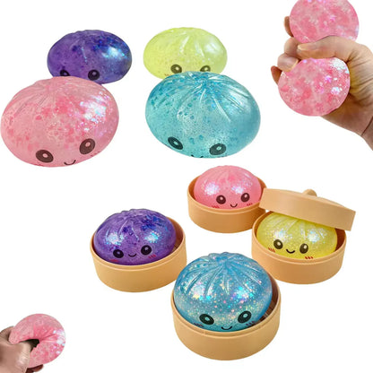 SqueezySquishy Steamed Bun Squeeze Toy